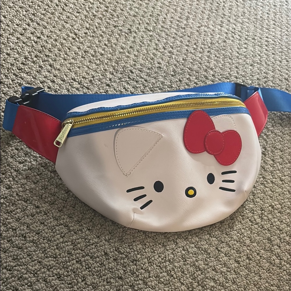 Hello Kitty Belt Bag - Red, Blue, White